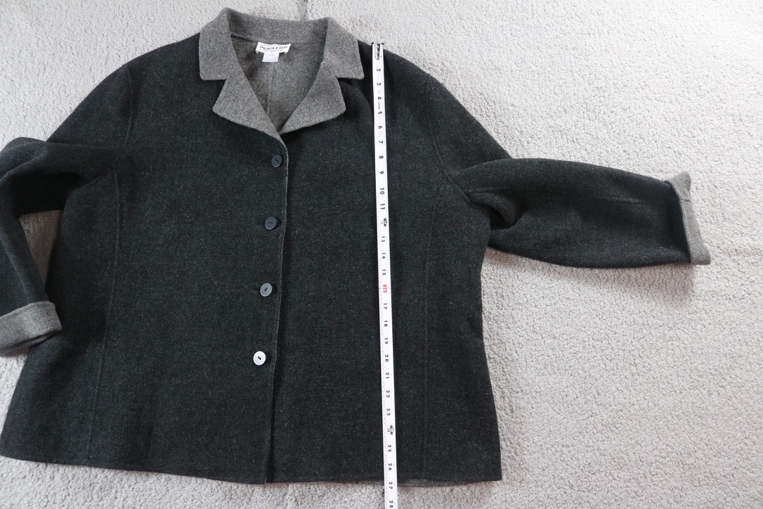 Pendleton Wool Jacket Plus XL Gray Double Time Re… - image 8