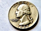 1959-D SILVER QUARTER