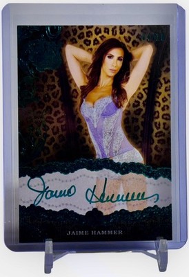 Jaime Hammer 2012 BenchWarmer Sin City Autograph Auto Card #04/10 W/Top Loader