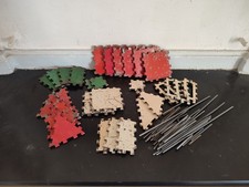 Ancien jeu de construction ASSEMBLO en métal - Jeu d'assemblage vintage 1950
