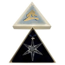 SWAROVSKI Crystal Annual 1993 Star Snowflake Christmas Ornament NEW IN BOX READ