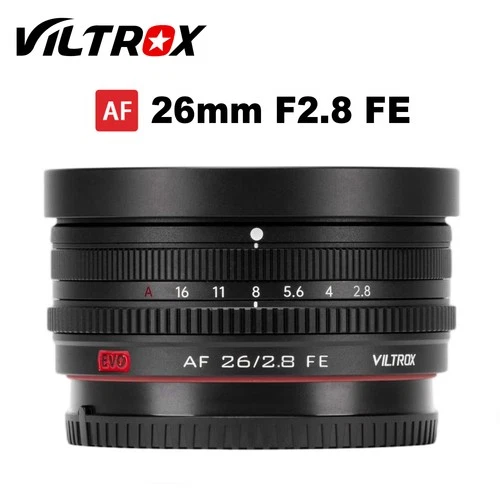 Viltrox AF 26mm F2.8 EVO FE Full Frame Auto Focus Lens for Sony E-mount Cameras