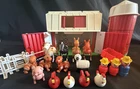 New ListingVintage Fisher-Price Little People Farm Barn Playset with Animals & Figures