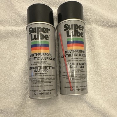 Lot Of 2 Superlube Multi Purpose Synthetic Lubricant