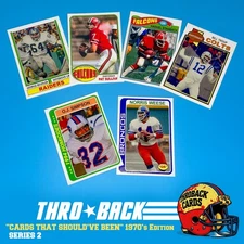 THROBACK custom USFL NFL WFL CFL Football Card U-PICK 7 for $11 LOT