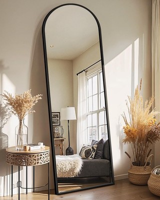 Arched Mirror Full Length,Standing Mirror Full Body,Large Floor with Stand fo...