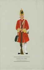 Princess of Wales&rsquo;s Royal Regiment Print Vintage 14,75" x 9,5" Queen's Y497