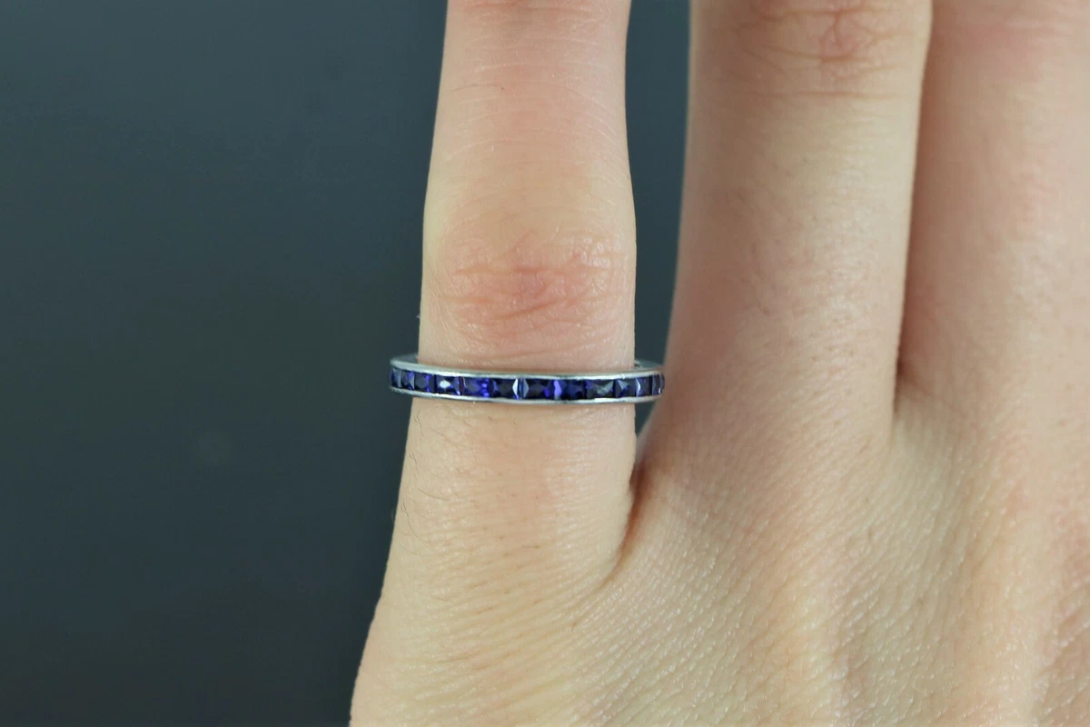Platinum stackable hotsell wedding bands