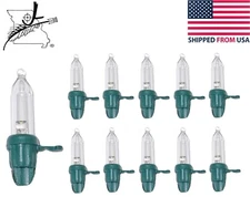 10 Clear LAT LED Clear Mini Christmas Tree Lights Replacement Bulbs 3 V 0.06 W