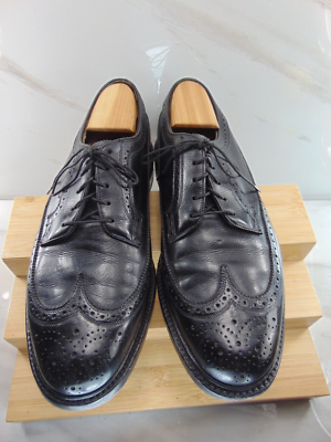 Vintage Florsheim Imperial 92604 Wingtip Shoes 5-Nail V 