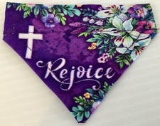 Spring Floral XX Small Over the Collar Dog / Cat Bandana Pet Fashion Accessory