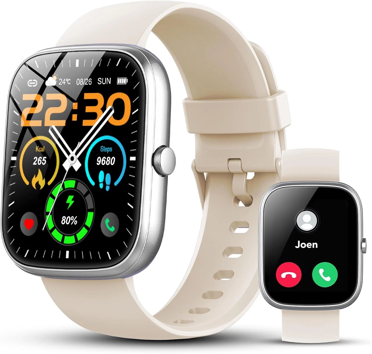 Smart Watch Women Men with Phone Function Waterproof Sports Watch for Android IOS