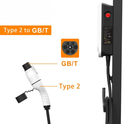EV Charger Adapter Type 2 IEC 62196-2 To GB/T Converter for EV Connector 16A 32A