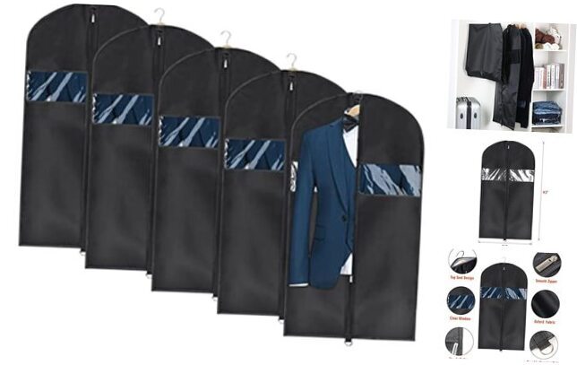 Garment Bag Suit Bag for Storage and Travel 43 inch, 24