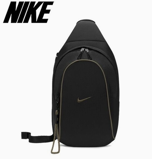 Nike 22SS Sportswear Essentials Sling Bag Unisex Sport Pack Black Nike 22SS Sportswear Essentials Sling Bag Unisex Sport Pack Black