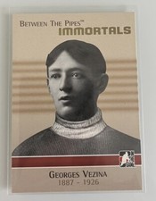 2006-07 ITG Between the Pipes Immortals Georges Vezina #127 HOF