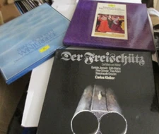 DG 3 BOX SET LOT ALL NM 7 LP TOTAL DER FREISCHMITZ KLEIBER SCHUBERT WINTERREISE