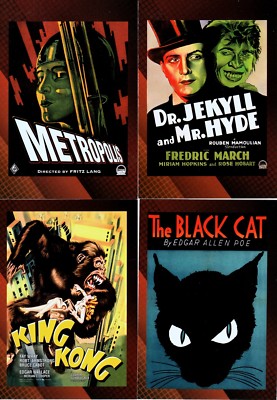 VINTAGE POSTER COLLECTION SCI-FI HORROR 2007 BREYGENT BASE CARD SET OF 49 MOVIE