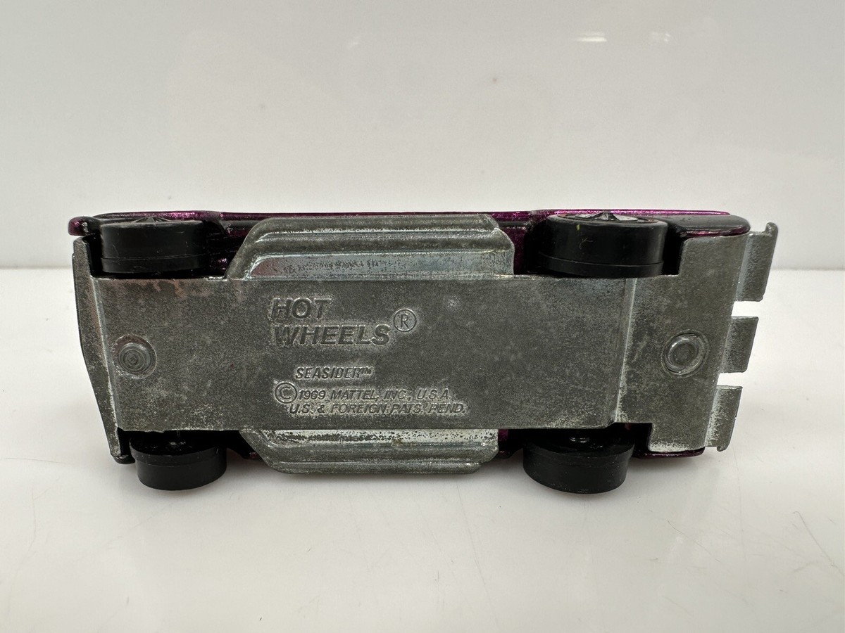 Rare Vintage 1969 Hot Wheels Redline Seasider Truck & Boat Magenta