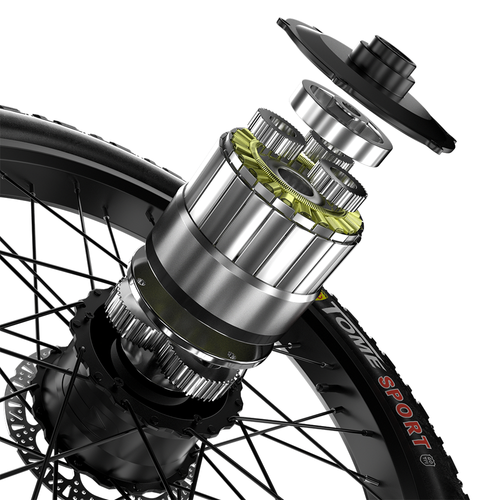 26" Shengmilo S700 E-Bike Dual Motor 2000VV 17.5Ah 48V Mountain & City UK Stock - Picture 21 of 24