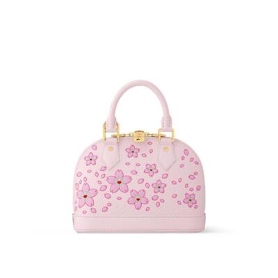 希少コラボ♪【LOUIS VUITTON x 村上隆】Alma BB Monogram Bag Louis Vuitton x Takashi Murakami Alma BB Cherry Blossom
