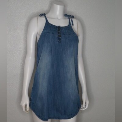 celebrity pink denim dress Celebrity Pink Womens Denim Mini Dress with Puff Sleeves, Sizes XS-4X