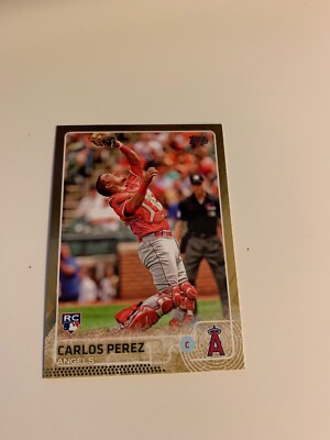 2015 Topps Update Gold Parallel  Los Angeles Angels #US48 Carlos Perez 462/2015