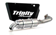 Trinity Racing Stage 5 Stinger Exhaust/Muffler For 16-21 RZR Turbo XP, Stainless