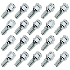 20x Radschrauben M14x1,5 Kegel 28mm SW17 60° Radbolzen Alufelgen Stahlfelgen