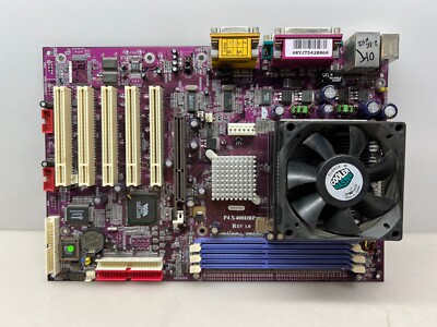 Jetway P4X400DBP Pentium 4 Socket 478 Motherboard + 2.66Mhz CPU  Free Shipping