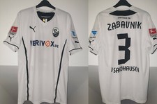 SV SANDHAUSEN DEUTSCHLAND SPIELAUSGABE 2013/2014 FUSSBALLTRIKOT TRIKOT #3 ZABAVNIK 
