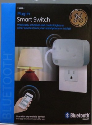 GE 13867 Bluetooth Plug in Smart Switch Bluetooth White (B8)