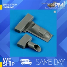 Quickboost 48535 1/48 Antonov An-2 exhaust for Hobby boss Accessories kit