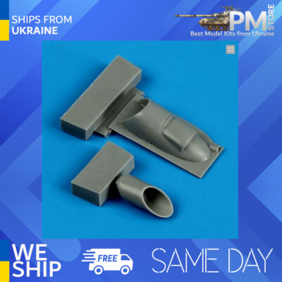 Quickboost 48535 1/48 Antonov An-2 exhaust for Hobby boss Accessories kit