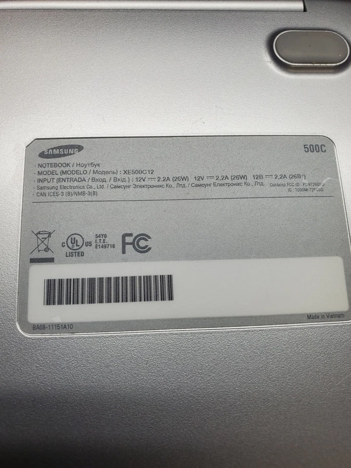 SAMSUNG CHROMEBOOK 2 11.6 HD CELERON N2840 4GB 16GB SSD XE500C12-K01US - Imagem 3 de 4