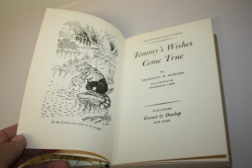 Vintage Tommy's Wishes Come True by Thornton W Burgess, Large Easy-To-Read Type - Picture 9 of 12