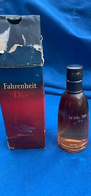 Vintage Dior Fahrenheit 50ml Short List of Ingredients 1.7 oz