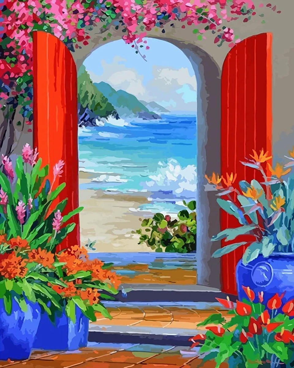 Acrylic paint by numbers deals