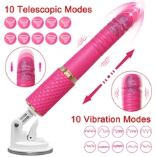 Automatic Thrusting Dildo Anal Vibrator Sex Machine for Women Men Hands-Free