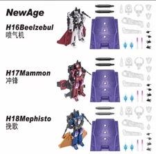 Newage NA H16 Ramjet Beelzebul H17 Thrust Mammon H18 Dirge Mephisto 3 all 10cm