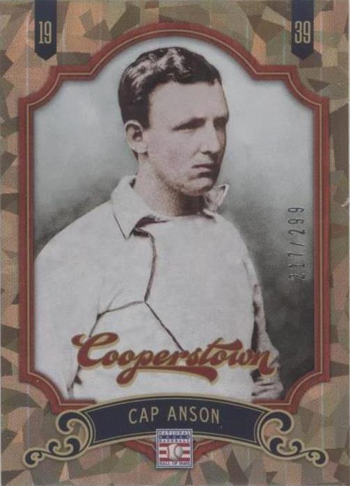 Cap Anson 2012 Panini Cooperstown - Cap Anson #163 Crystal Collection /299 for ...