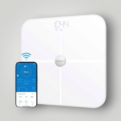 RENPHO WLAN Smart Waage Körperfett Bluetooth, Muskelmasse BMI, 13 Werte App