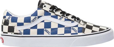 vans old skool checkerboard navy
