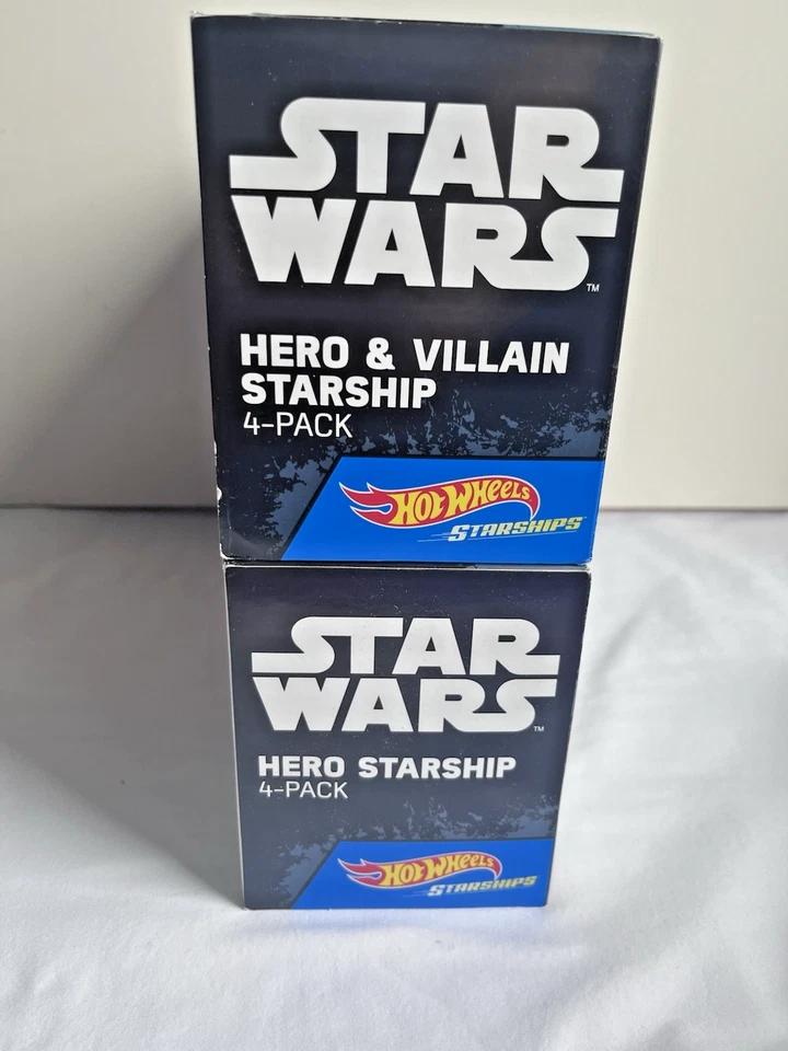 Hot Wheels Star Ships Disney Star Wars Hero Starship & Hero & Villain Starship Foto 3 de 4