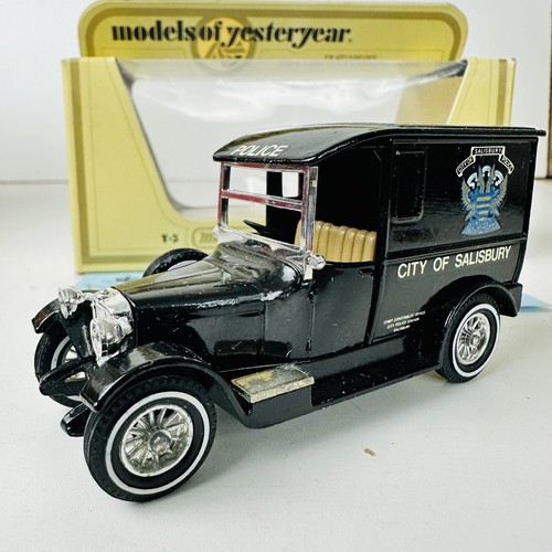 Matchbox Models Of Yesteryear Code 3 1927 Talbot Model City Of Salisbury Police - Bild 2 von 5