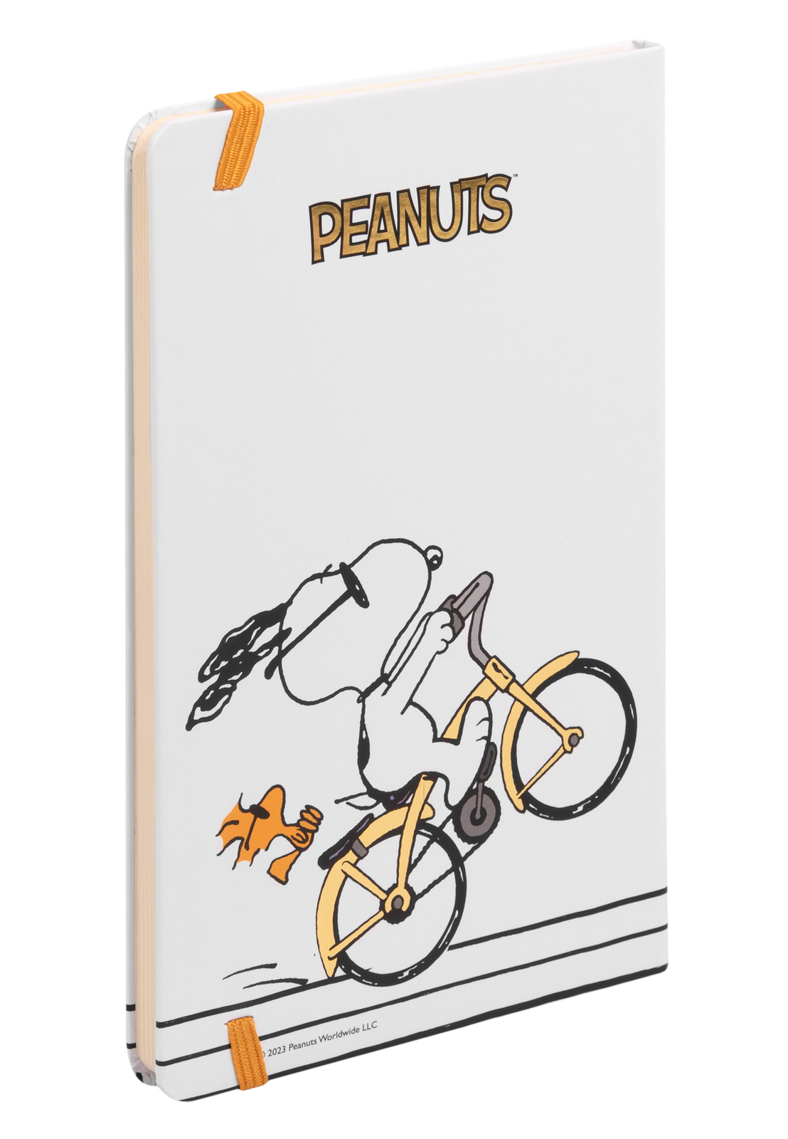 The Peanuts Snoopy Hardcover Notizbuch gepunktet 80 Blatt mit Gummiband ...