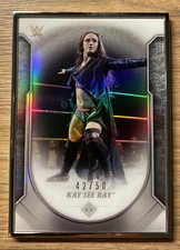 2021 Topps Transcendent WWE Silver Framed Base Card 42/50 KAY LEE RAY