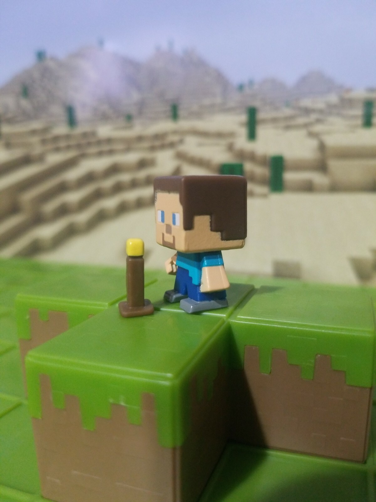 minecraft mini figures stop motion
