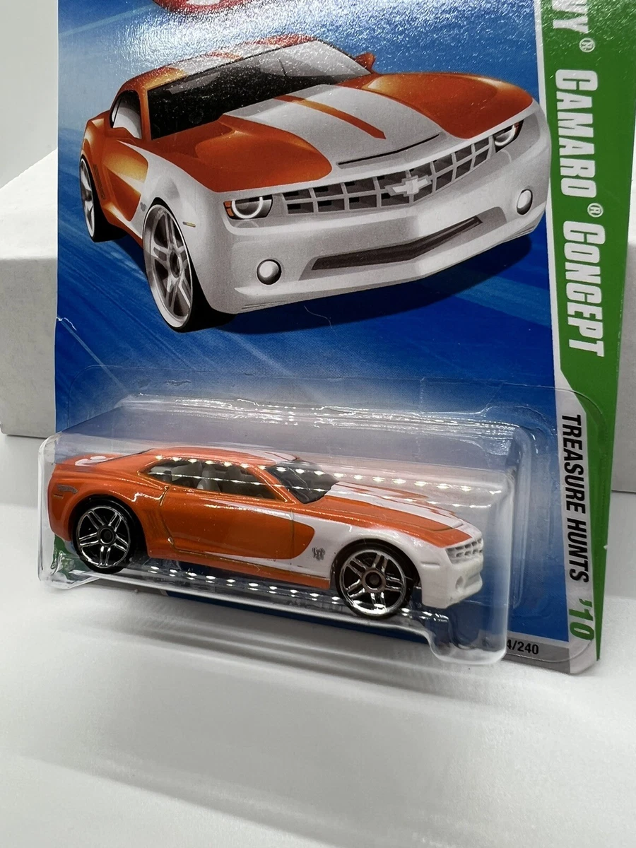 2010 Hot Wheels Treasure Hunts Chevy Camaro Concept Limited Edition # 10 Of  12