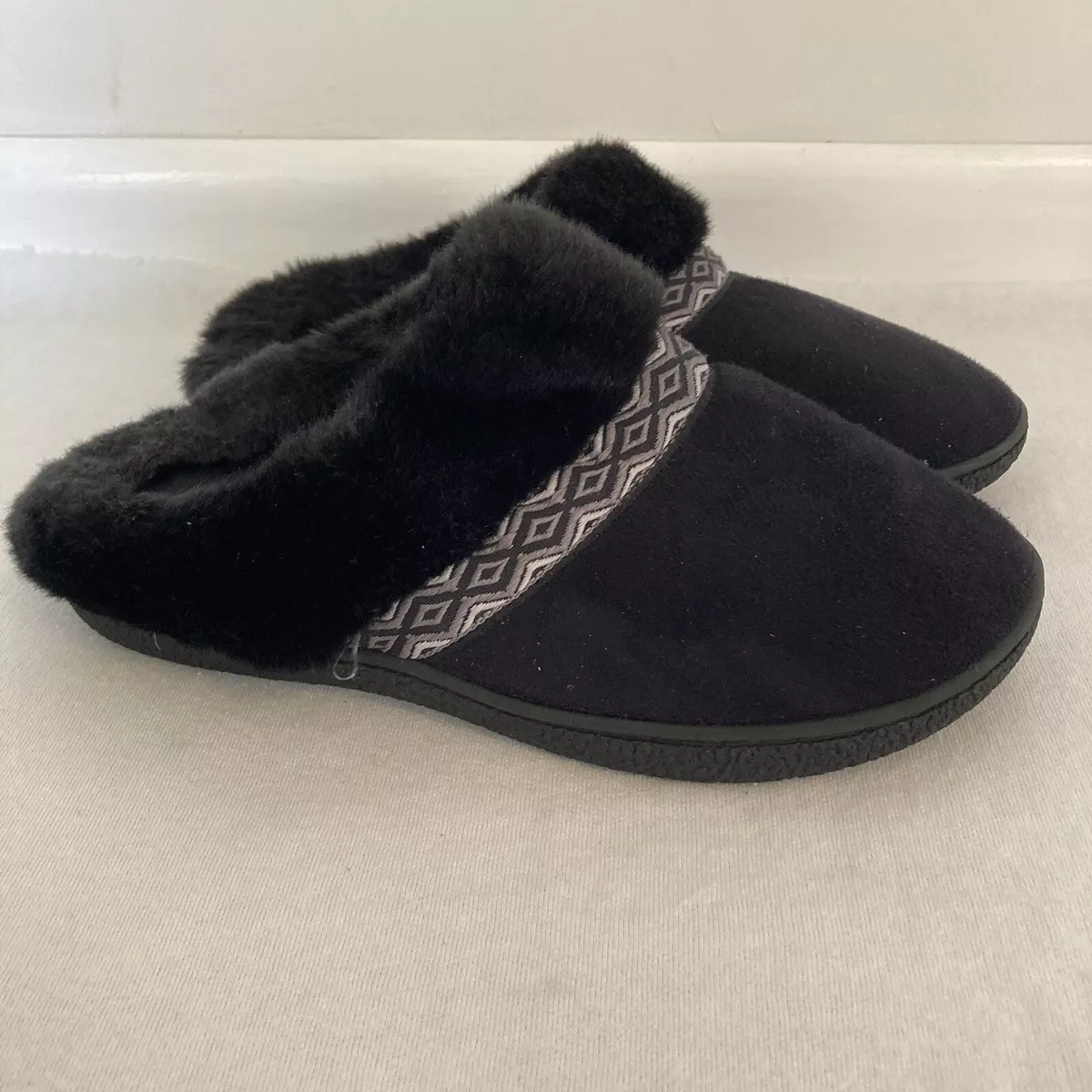 Isotoner velour shop slippers
